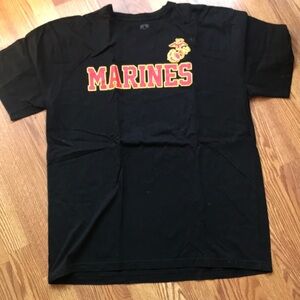Marines Black T-Shirt